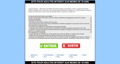 Desktop Screenshot of belles-suceuses.com